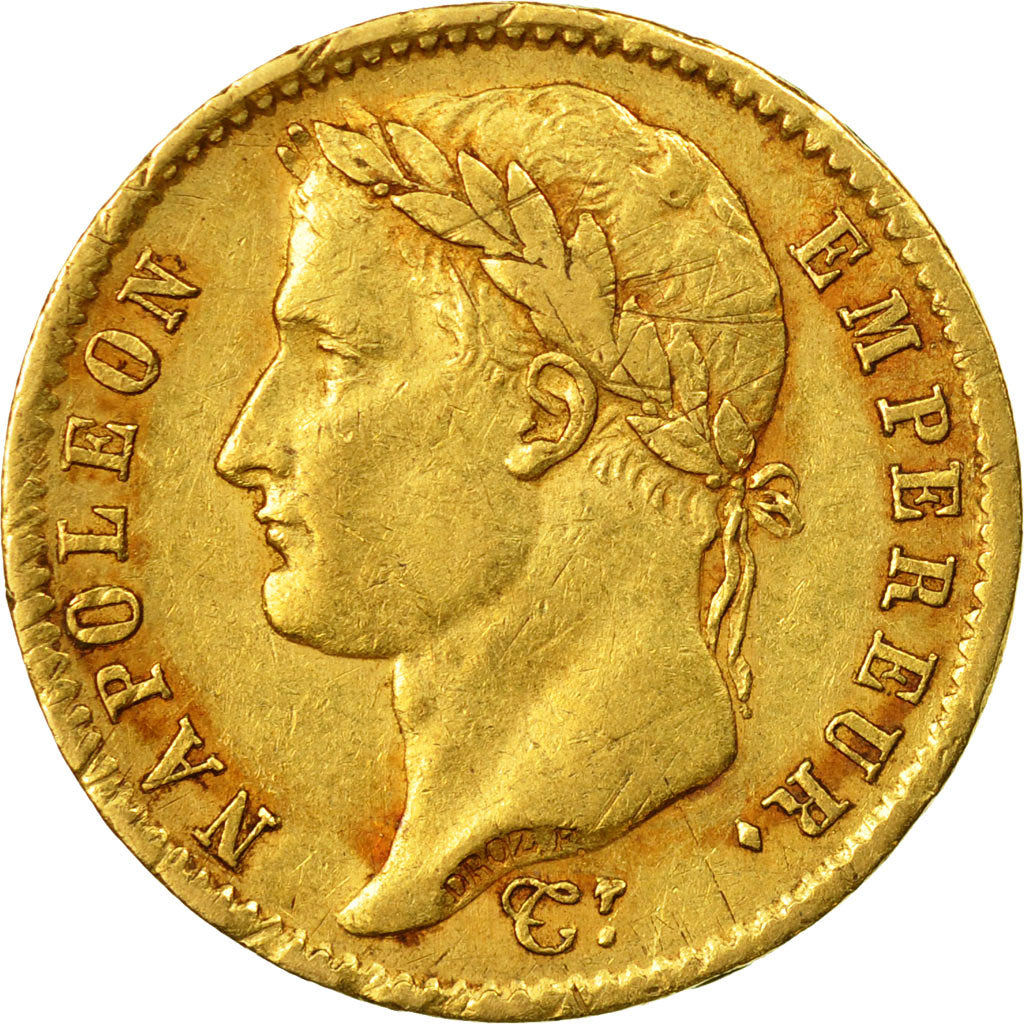 Coin, France, Napoléon I, 20 Francs, 1808, Paris, EF(40-45), Gold, KM:687.1