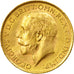 Moneda, Sudáfrica, George V, Sovereign, 1927, Pretoria, EBC, Oro, KM:21