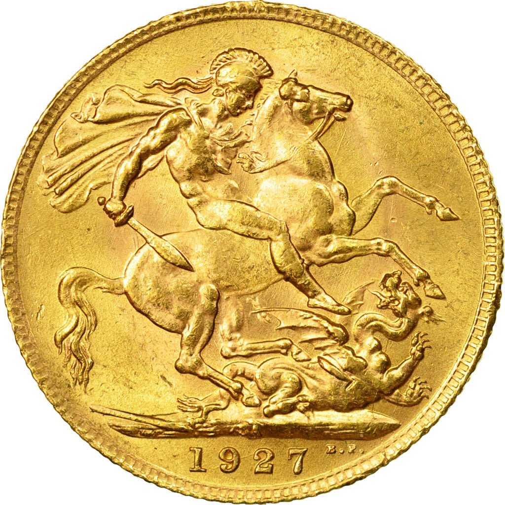Moneta, Sudafrica, George V, Sovereign, 1927, Pretoria, SPL-, Oro, KM:21