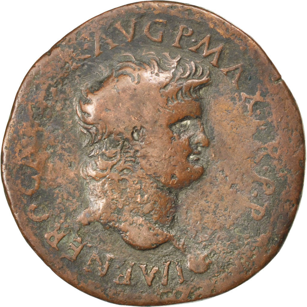 Nero, As, Roma, VF(20-25), Copper, Cohen #302, 9.70
