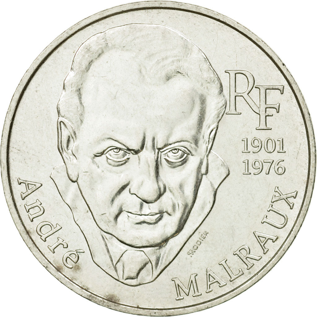 Münze, Frankreich, André Malraux, 100 Francs, 1997, Paris, VZ, Silber