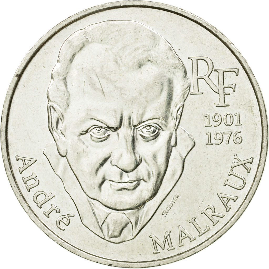 Münze, Frankreich, André Malraux, 100 Francs, 1997, Paris, VZ, Silber