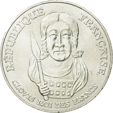 Coin, France, Clovis, 100 Francs, 1996, Paris, AU(55-58), Silver, KM:1180