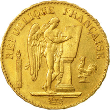 Monnaie, France, Génie, 20 Francs, 1887, Paris, TTB+, Or, Gadoury:1063, KM:825