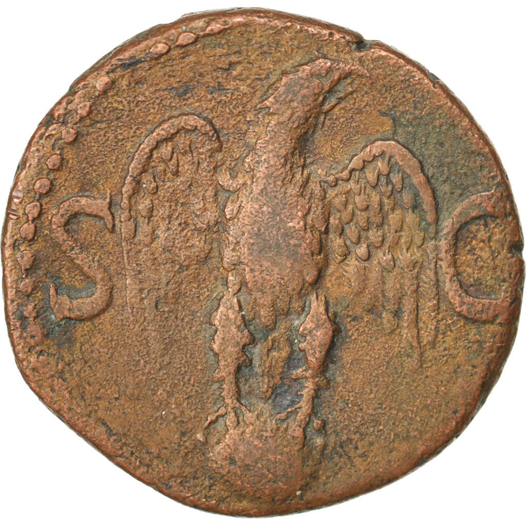 Augustus, Dupondius, Roma, EF(40-45), Copper, Cohen #247, 10.20