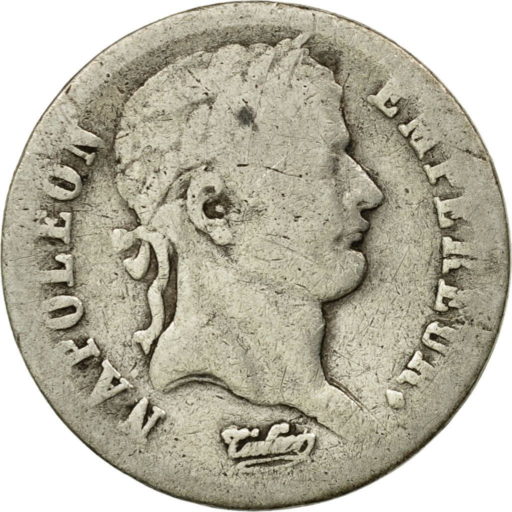 Coin, France, Napoléon I, 1/2 Franc, 1812, Paris, F(12-15), Silver, KM:691.1