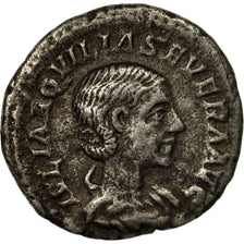 Coin, Aquilia Severa, Denarius, 220, Roma, VF(30-35), Silver, RIC:226
