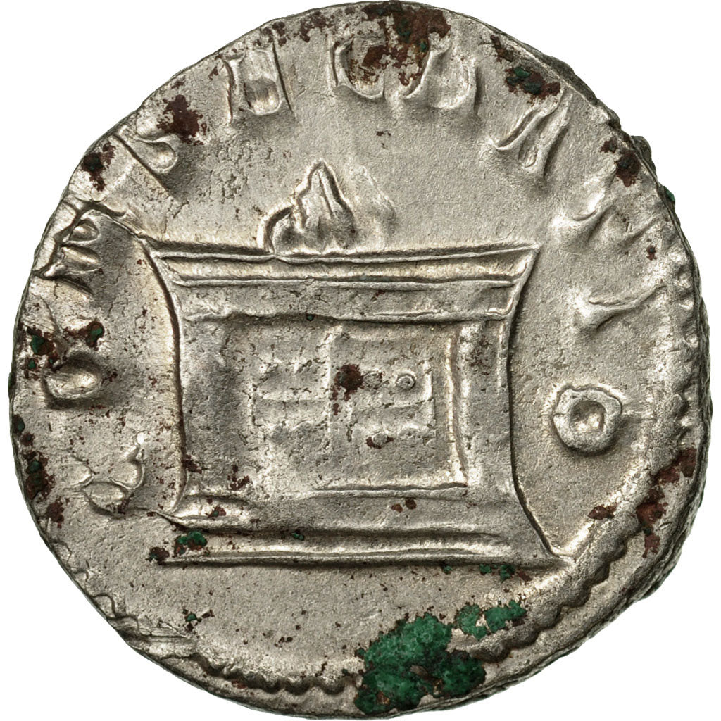 Coin, Divus Trajan, Antoninianus, 251, Rome, EF(40-45), Silver, RIC:486