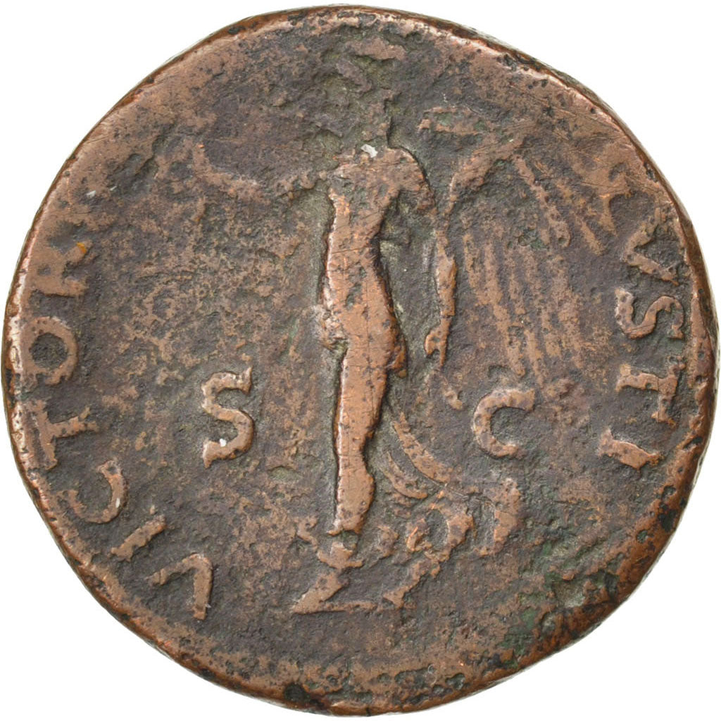 Vespasian, As, Roma, VF(30-35), Copper, Cohen #610, 9.90