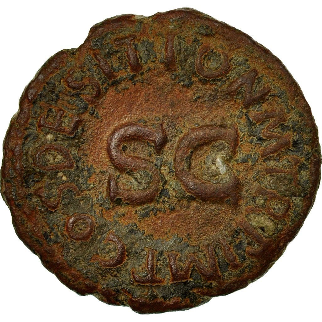Coin, Claudius, Quadrans, 42, Rome, EF(40-45), Copper, RIC:90