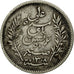 Coin, Tunisia, Ali Bey, 50 Centimes, 1891, Paris, EF(40-45), Silver, KM:223