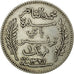 Coin, Tunisia, Muhammad al-Nasir Bey, Franc, 1911, Paris, EF(40-45), Silver