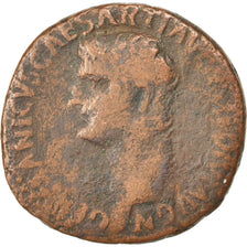 Germanicus, As, Roma, VF(20-25), Copper, Cohen #1, 9.70