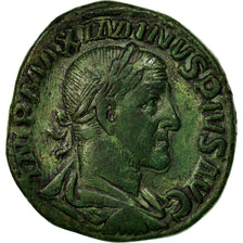 Coin, Maximinus I Thrax, Sestertius, AD 236, Rome, EF(40-45), Copper, RIC:30