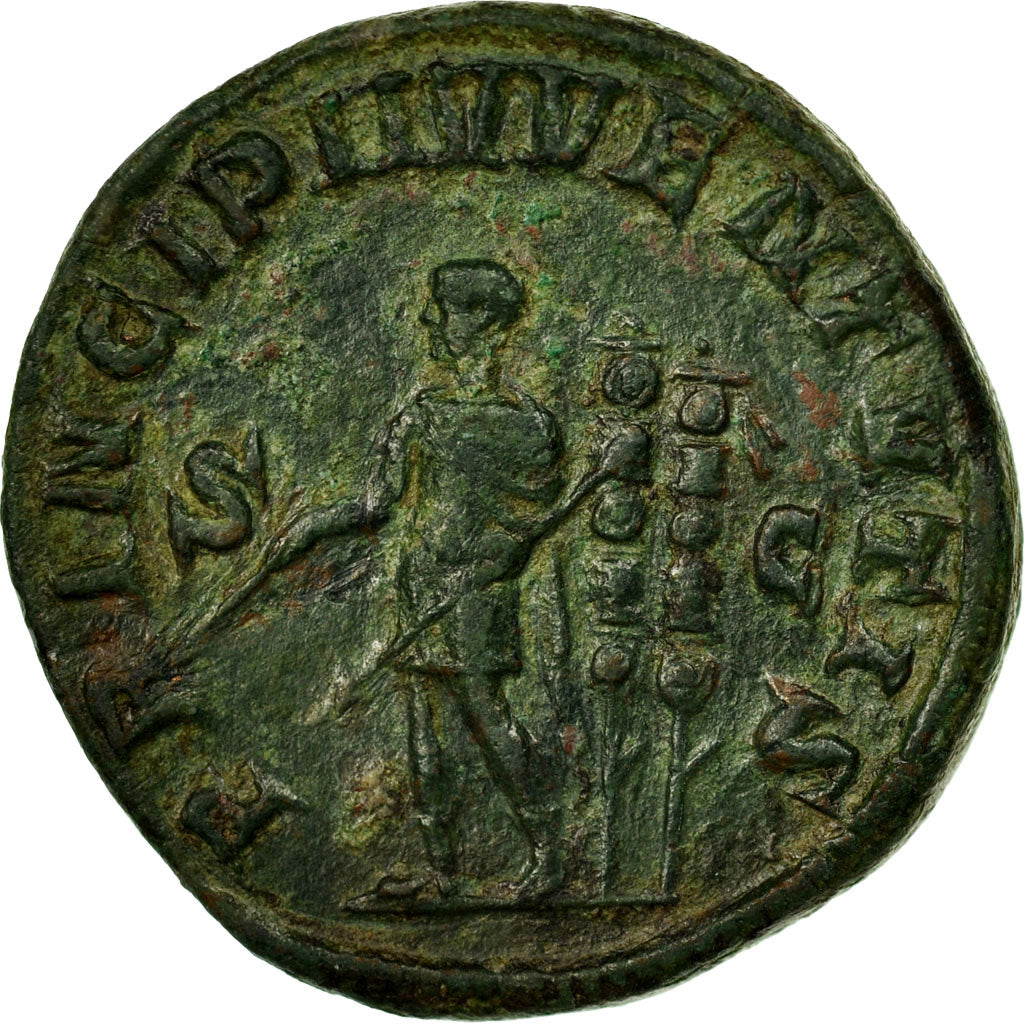 Monnaie, Maxime César, Sesterce, 236-238, Rome, TB+, Cuivre, RIC:13