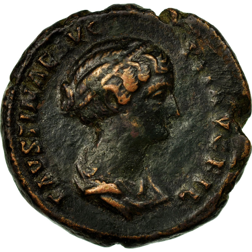 Monnaie, Faustina II, As, 147-152, Roma, TB+, Cuivre, RIC:1401