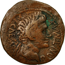 Coin, Augustus, As, Lyon, VF(30-35), Bronze, RIC:230