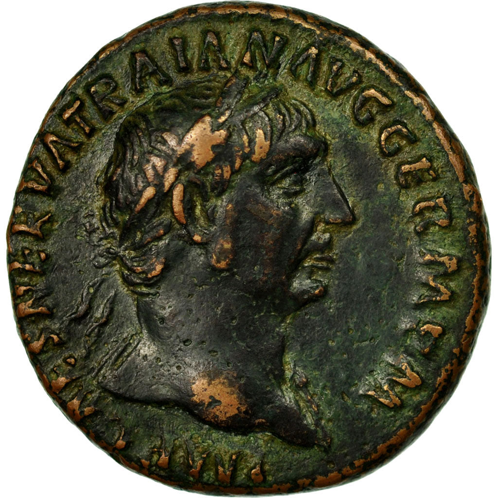 Coin, Trajan, As, 98-99, Rome, EF(40-45), Copper, RIC:274