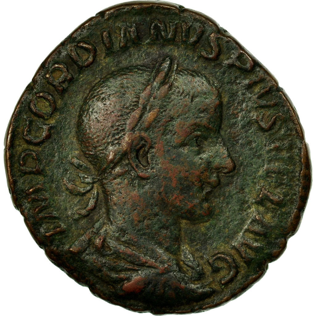 Coin, Gordian III, Sestertius, 238-244, Rome, EF(40-45), Bronze, RIC:299