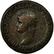 Coin, Nero, Sestertius, 65, Lyon, Rare, VF(30-35), Bronze, RIC:392