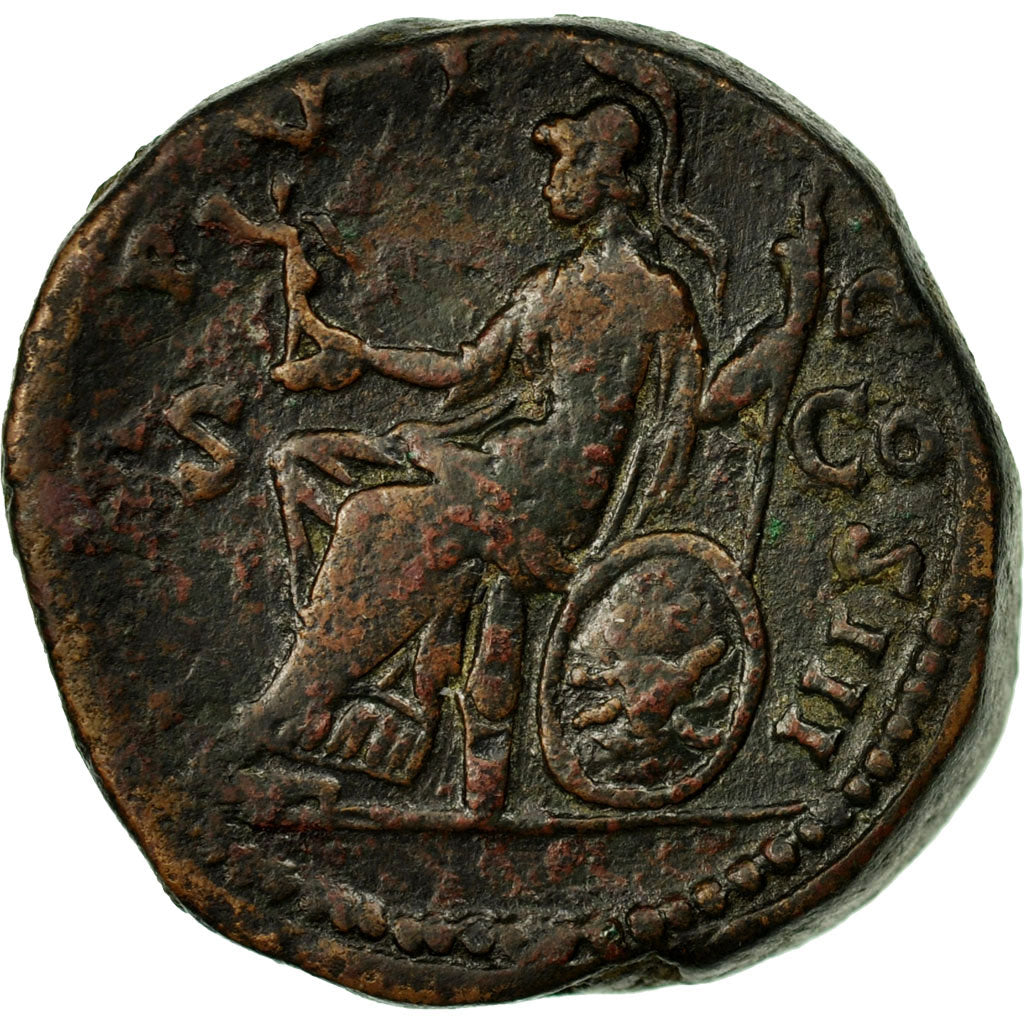 Coin, Marcus Aurelius, Sestertius, 172, Rome, VF(30-35), Bronze, RIC:1041