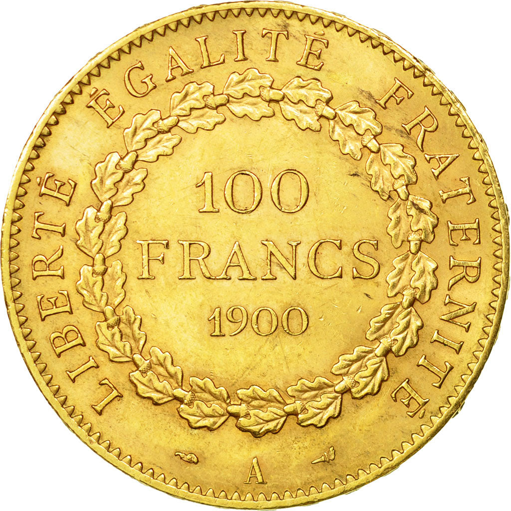 Coin, France, Génie, 100 Francs, 1900, Paris, AU(50-53), Gold, KM:832
