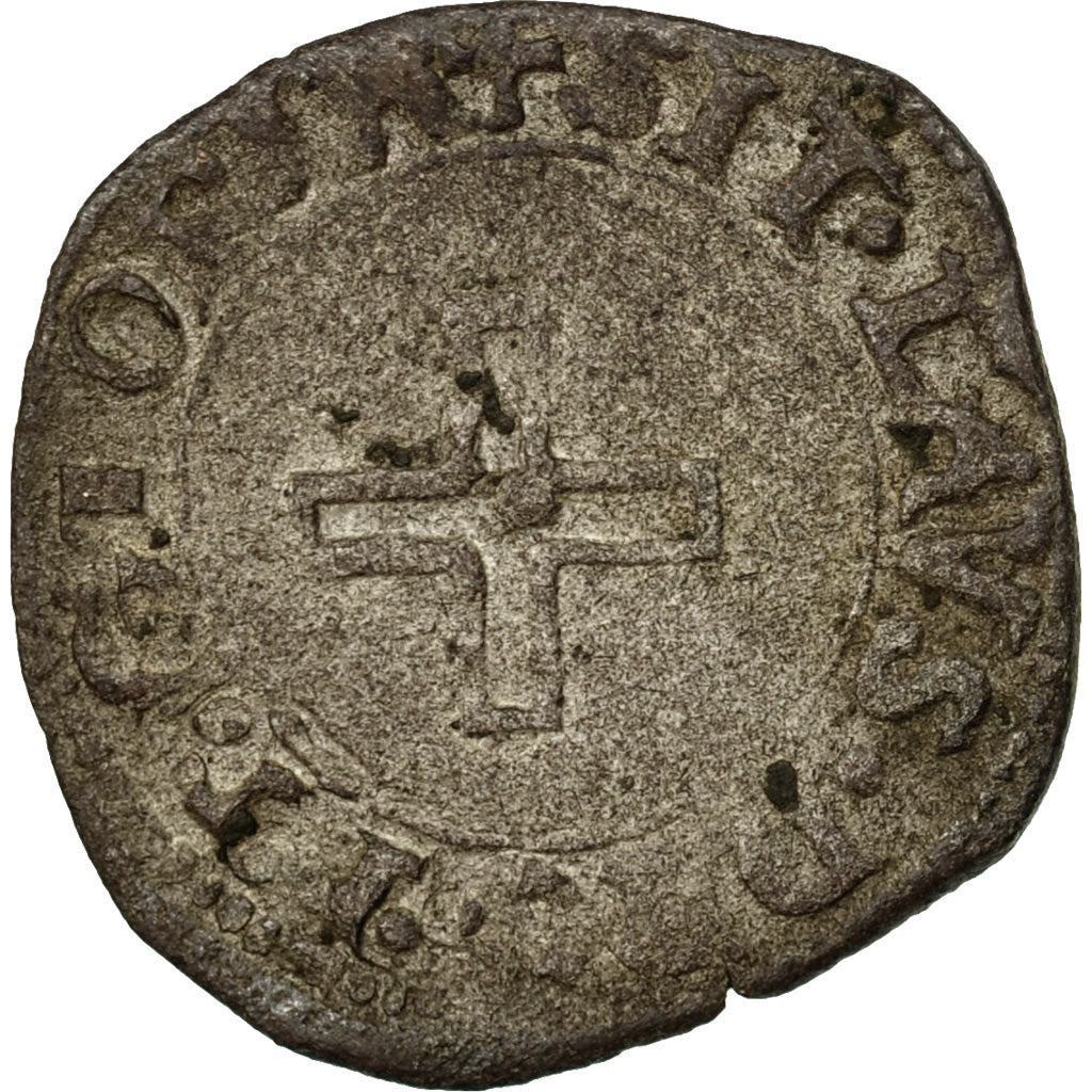 Monnaie, France, Bourgogne, Nicolas II du Châtelet, Liard à la croisette