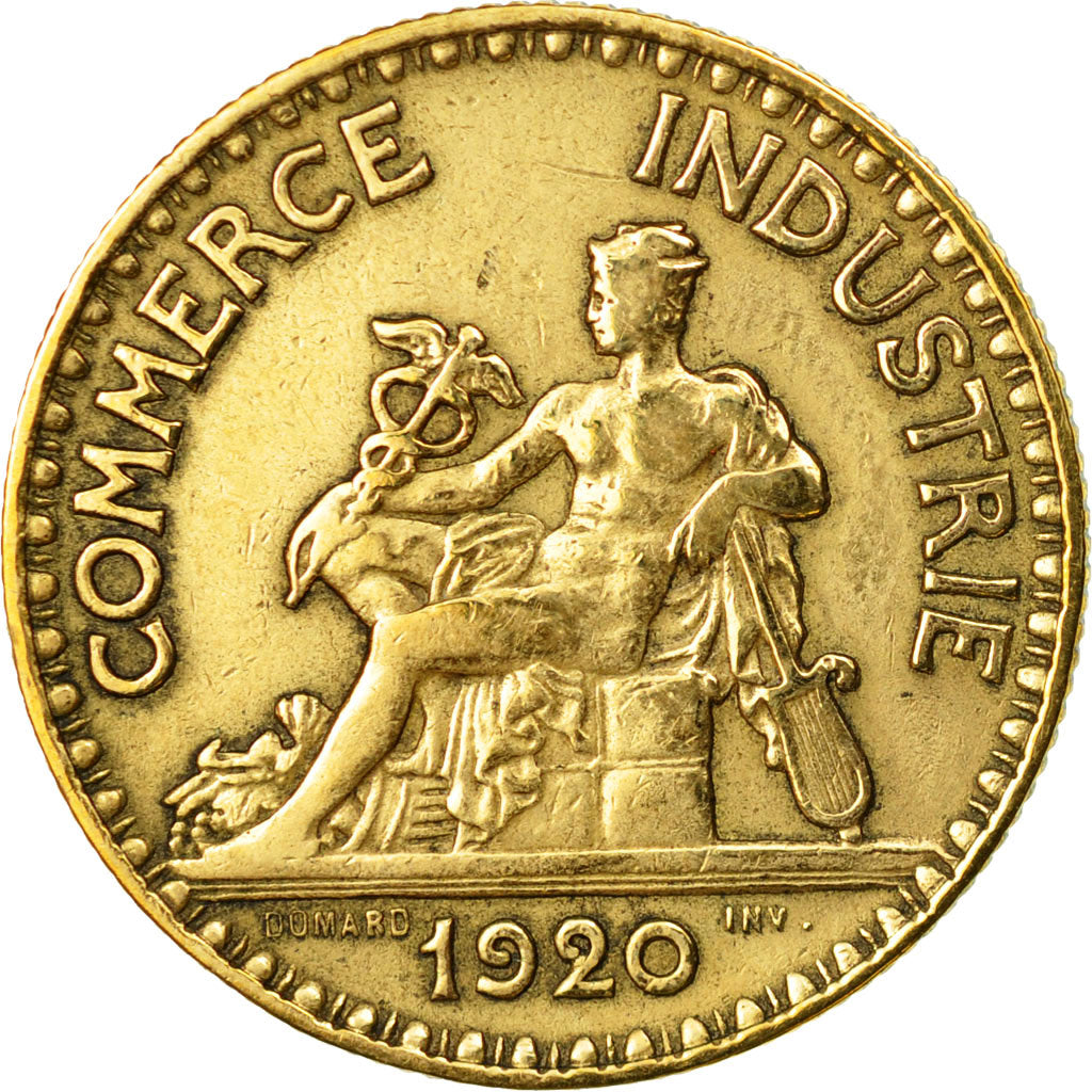 Monnaie, France, Chambre de commerce, 2 Francs, 1920, Paris, TTB+