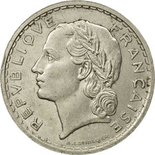 Coin, France, Lavrillier, 5 Francs, 1937, Paris, EF(40-45), Nickel, KM:888