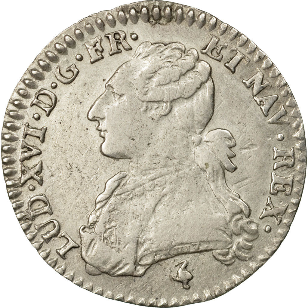 Münze, Frankreich, Louis XVI, 1/10 Écu, 12 Sols, 1/10 ECU, 1781, Paris, SS