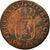 Moneda, Francia, Louis XVI, Sol, 1791, Lyons, BC+, Cobre, KM:602.2, Gadoury:350