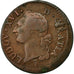 Coin, France, Louis XVI, Sol ou sou, Sol, 1789, Bordeaux, EF(40-45), Copper