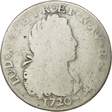 Moneta, Francia, Louis XV, Petit Louis d'argent (3 livres), 1/3 Ecu, 1720