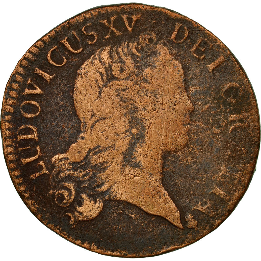 Münze, Frankreich, Louis XV, Sol au buste enfantin, Sol, 1720, Reims, S