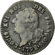 Münze, Frankreich, 30 sols françois, 30 Sols, 1792, Limoges, FAUX, S, Silber