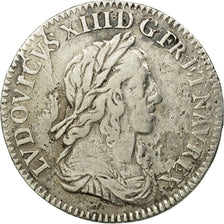Moneta, Francia, Louis XIII, 1/12 Écu, 2e poinçon de Warin, buste drapé et