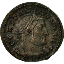 Coin, Constantius I, Follis, 302-303, Trier, AU(50-53), Billon, RIC:530a