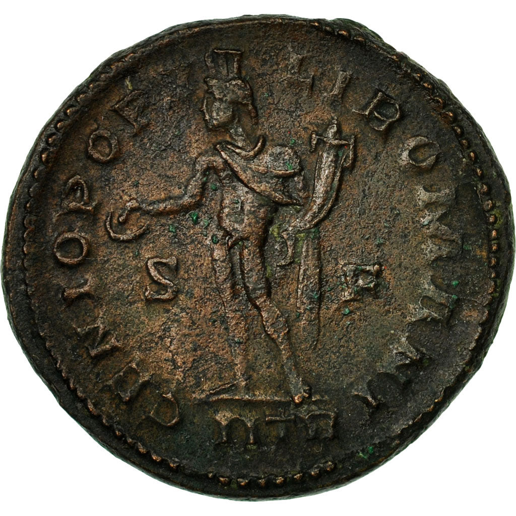 Coin, Constantius I, Follis, 302-303, Trier, AU(50-53), Billon, RIC:530a