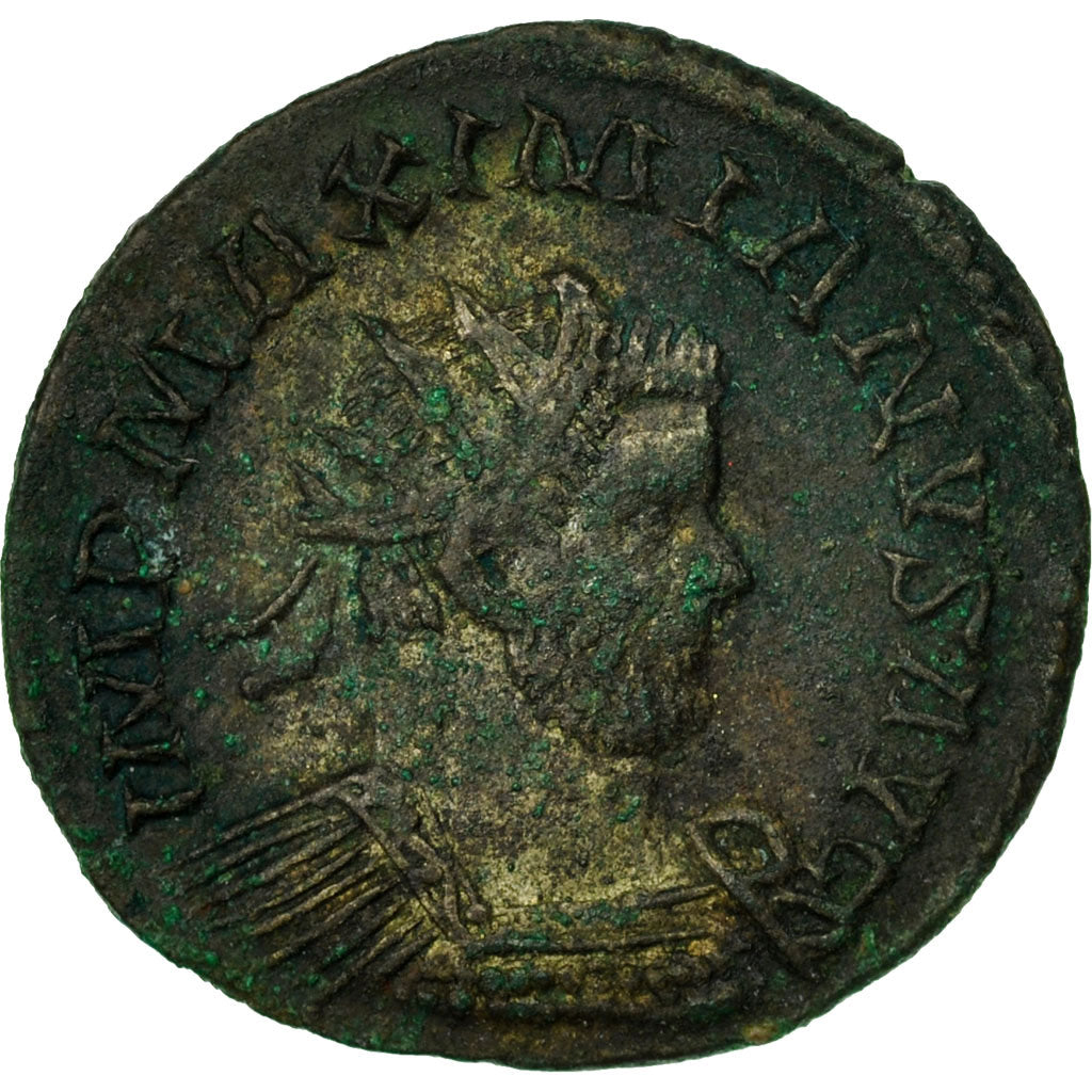Coin, Maximianus, Aurelianus, 292-293, Lyon, AU(50-53), Billon, RIC:441