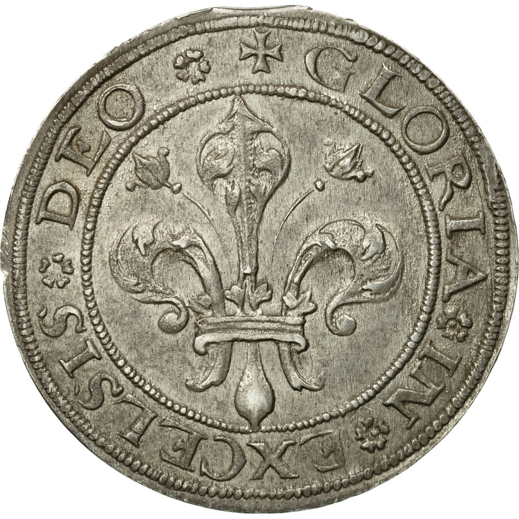 Münze, Frankreich, ALSACE, Dicken, XVIIth Century, Strasbourg, Rare, VZ, Silber