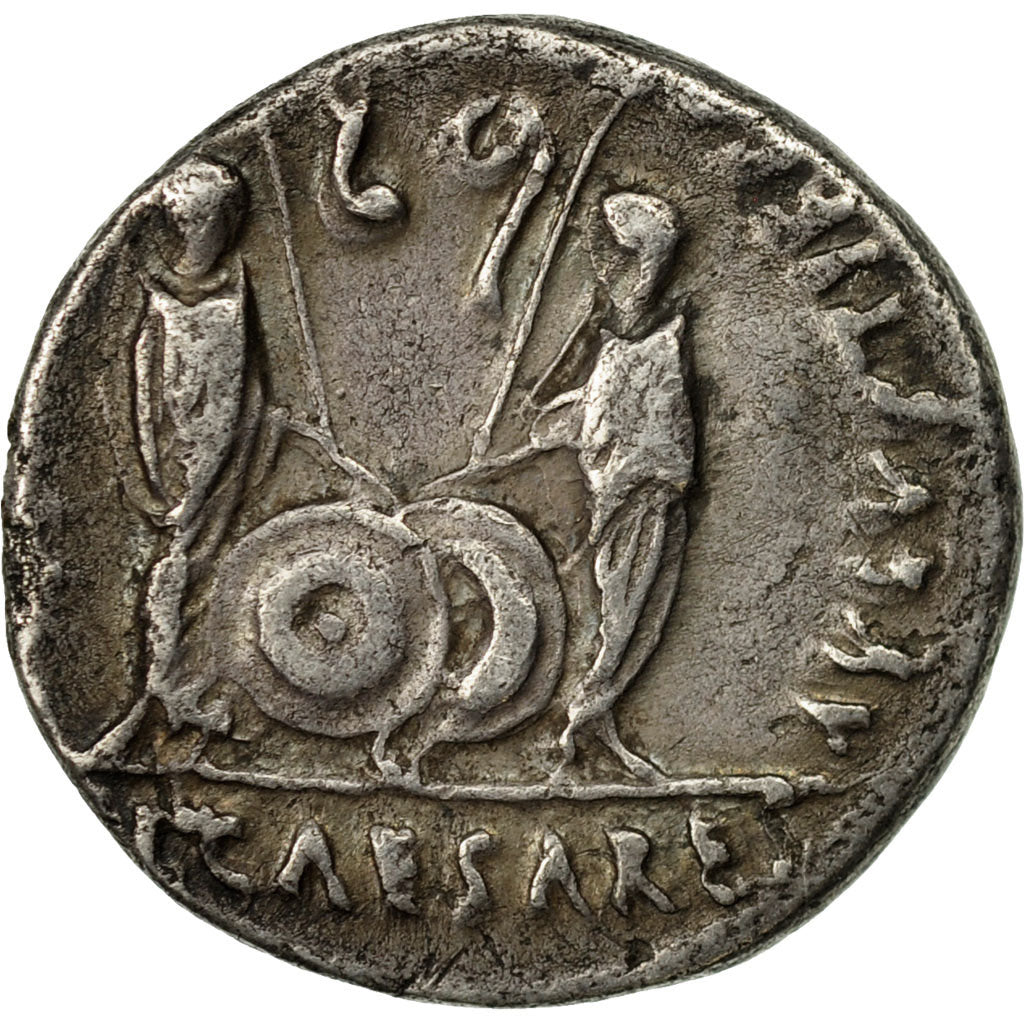Coin, Augustus, Denarius, 1-12, Rome, EF(40-45), Silver, RIC:208