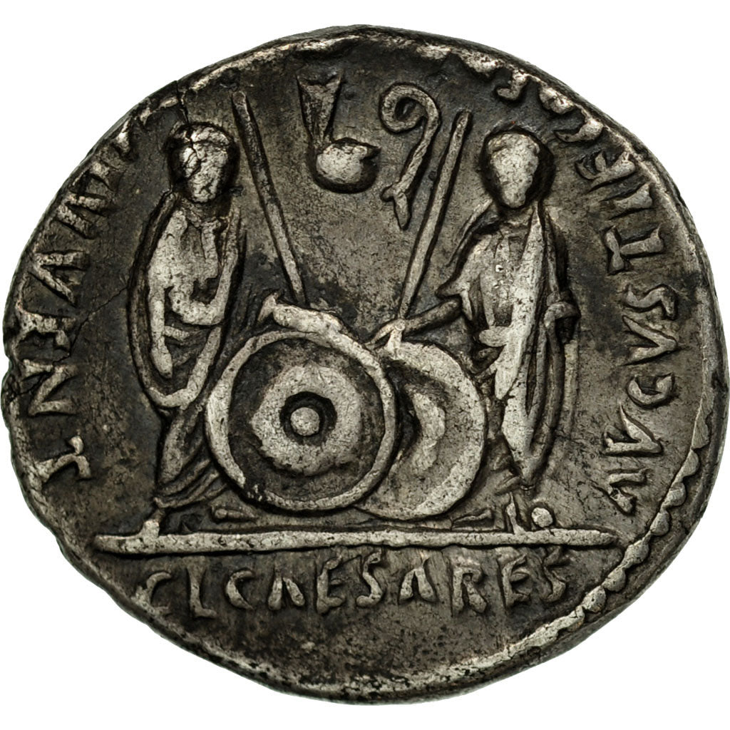 Monnaie, Auguste, Denier, 1-12, Rome, TTB+, Argent, RIC:204