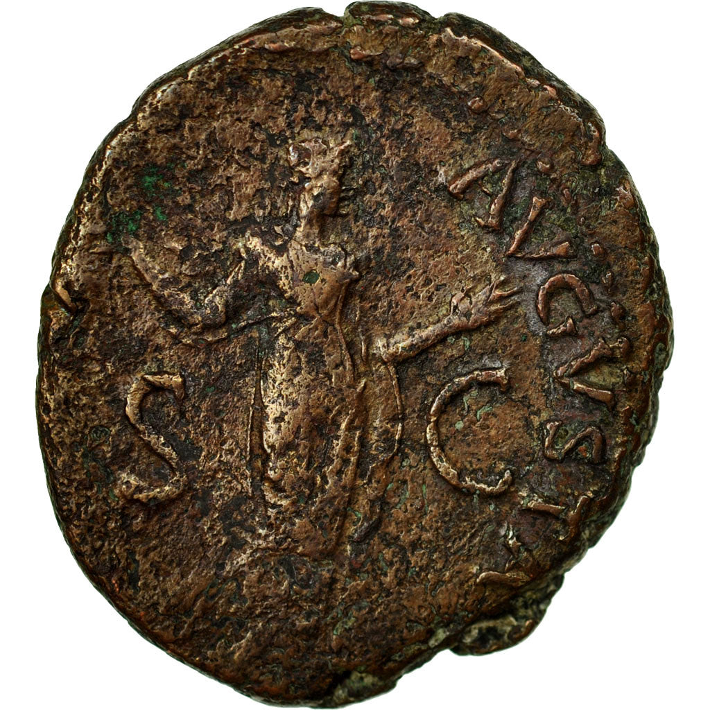 Coin, Claudius, As, 50-54, Rome, VF(20-25), Copper, RIC:113