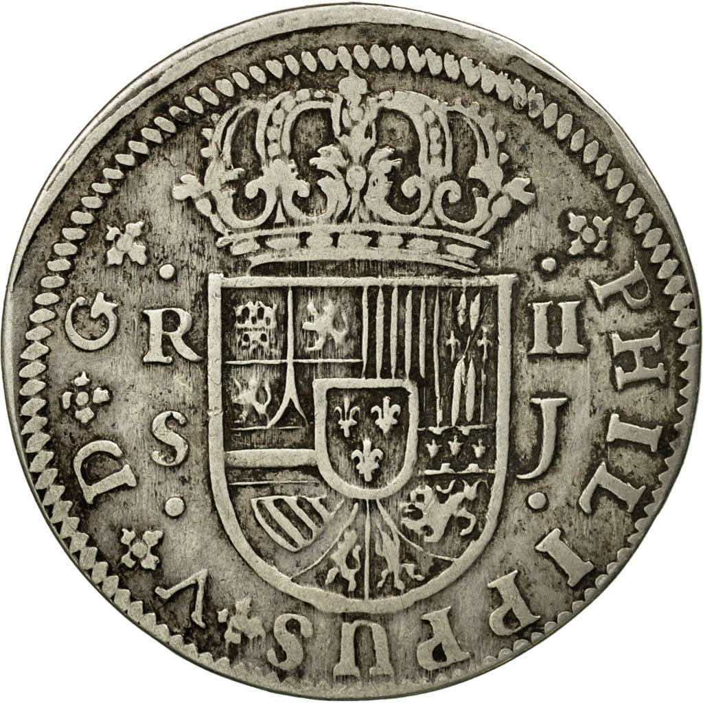 Monnaie, Espagne, Philip V, 2 Reales, 1721, Seville, TTB+, Argent, KM:307