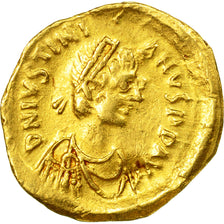 Coin, Justinian I, Tremissis, 527-565 AD, Constantinople, EF(40-45), Gold