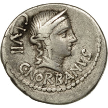 Coin, Norbana, Denarius, Rome, VF(30-35), Silver, Crawford:357/1b