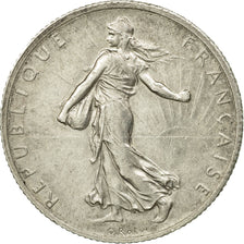 Coin, France, Semeuse, 2 Francs, 1914, Castelsarrasin, AU(55-58), Silver