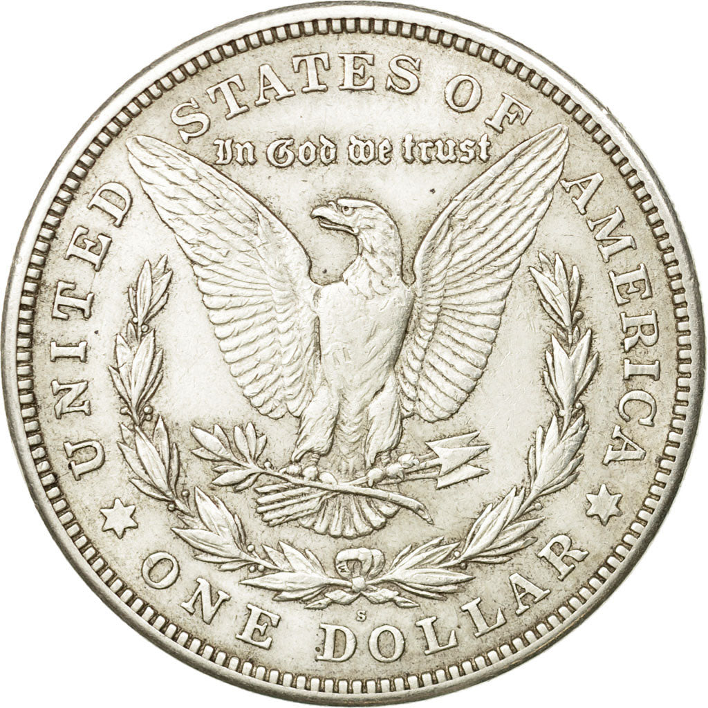 Coin, United States, Morgan Dollar, Dollar, 1921, U.S. Mint, San Francisco
