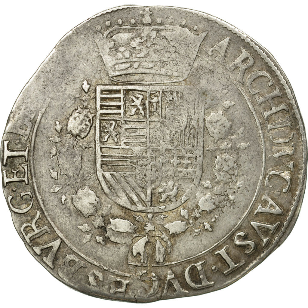 Coin, Spanish Netherlands, Flanders, 1/4 Patagon, VF(30-35), Silver, KM:15