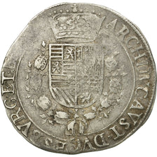 Monnaie, Pays-Bas espagnols, Flandre, 1/4 Patagon, TB+, Argent, KM:15